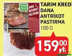 TARIM KREDİ DANA ANTRİKOT PASTIRMA 100 G TARIM KREDİ DANA ANTRİKOT PASTIRMA 100 G